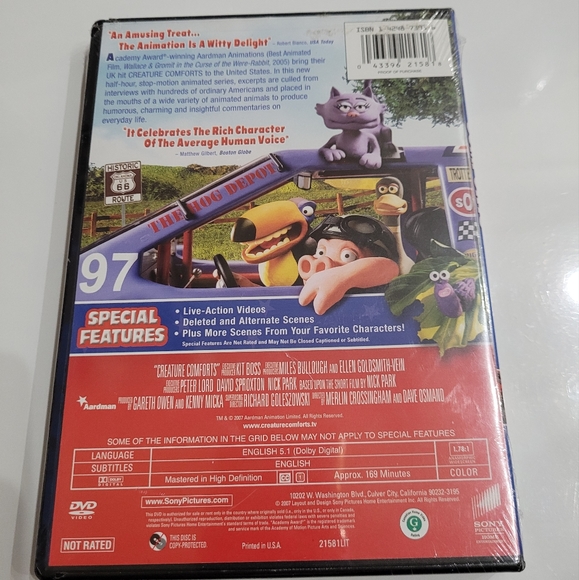 Creature comforts America DVD new - Picture 2 of 3